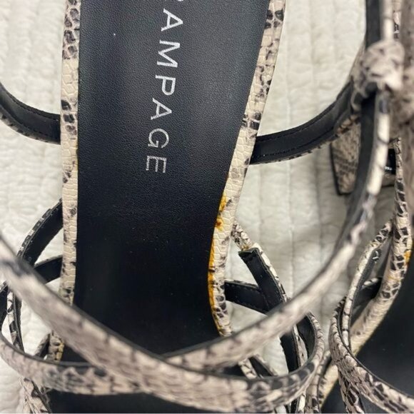 Rampage Emilia Sandals‎ High Heels Size 7.5 Womens New with defect - Picture 6 of 16